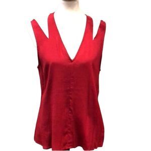 🔴 B.B. Dakota Red Sleeveless Top - Size Small - New With Tags